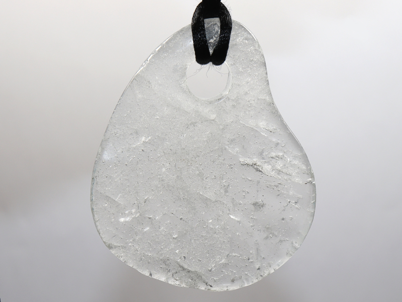 rock crystal with nylon cord