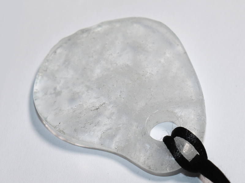 rock crystal with nylon cord