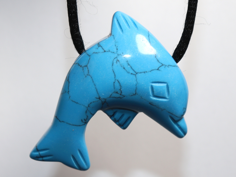 turquoise (rec.) with cord or silver 925