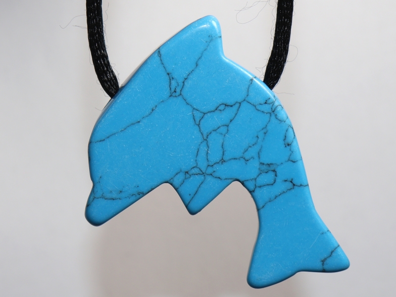 turquoise (rec.) with cord or silver 925