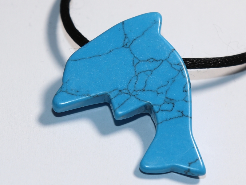 turquoise (rec.) with cord or silver 925