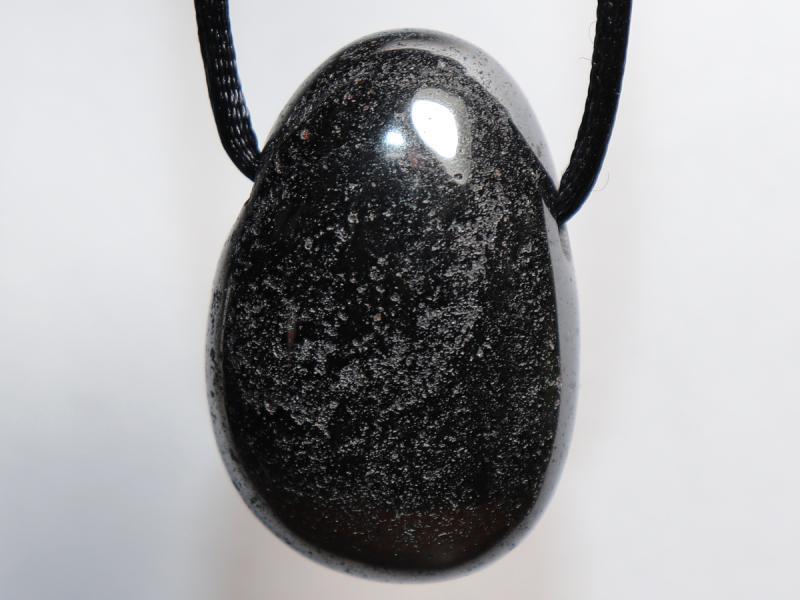 hematite with cord or silver 925
