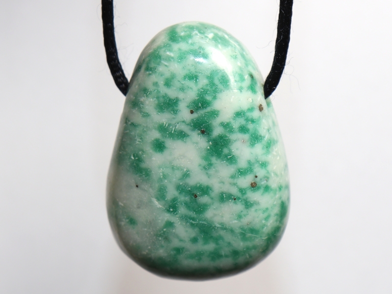 jade with cord or silver 925