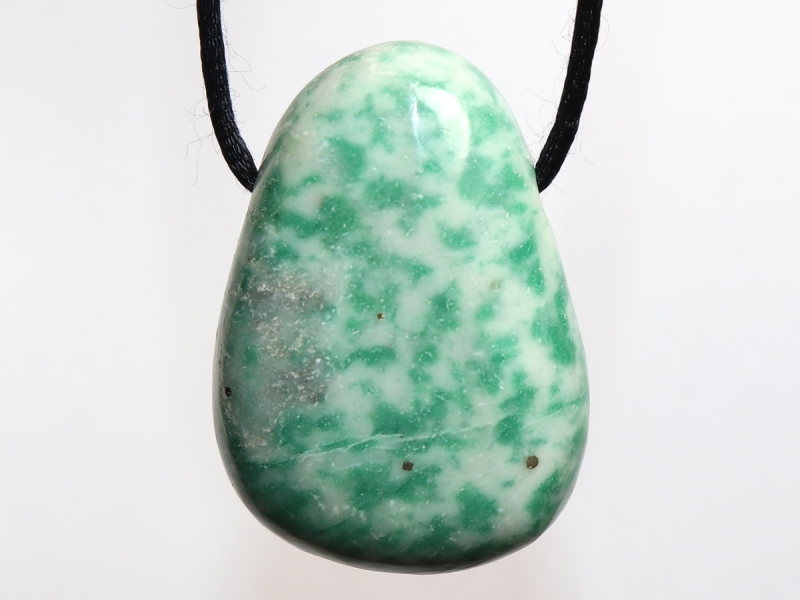 jade with cord or silver 925