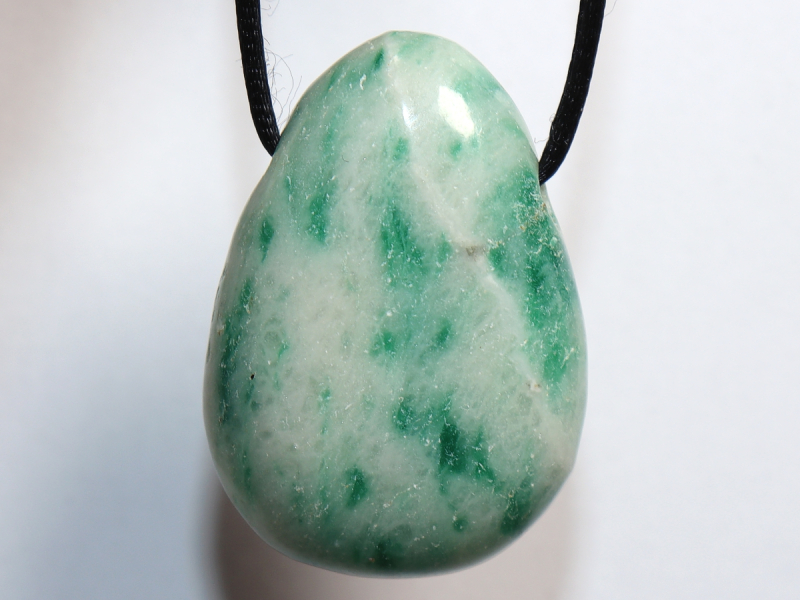 jade with cord or silver 925