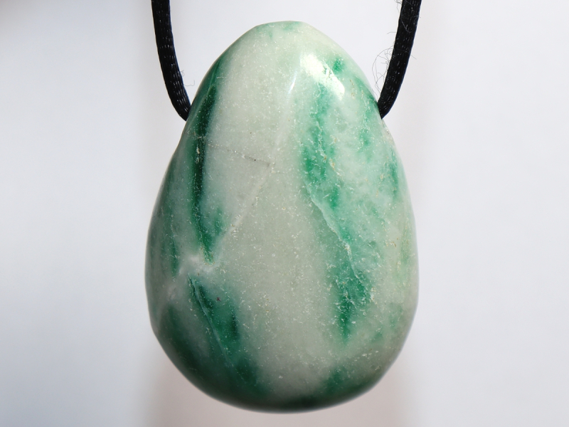 jade with cord or silver 925
