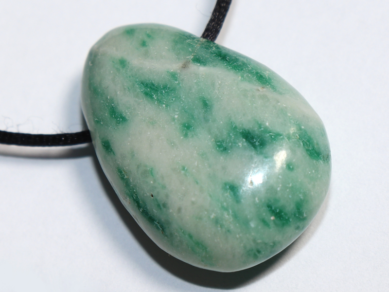 jade with cord or silver 925