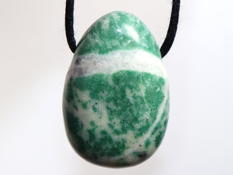 jade with cord or silver 925