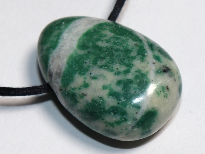 jade with cord or silver 925
