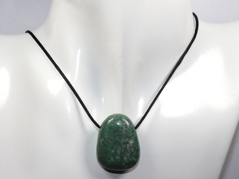 jade with cord or silver 925
