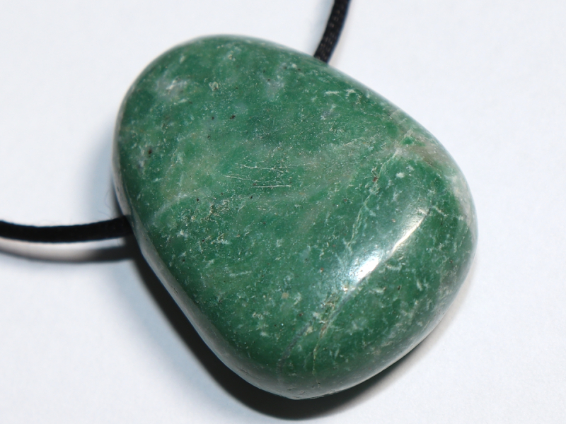 jade with cord or silver 925