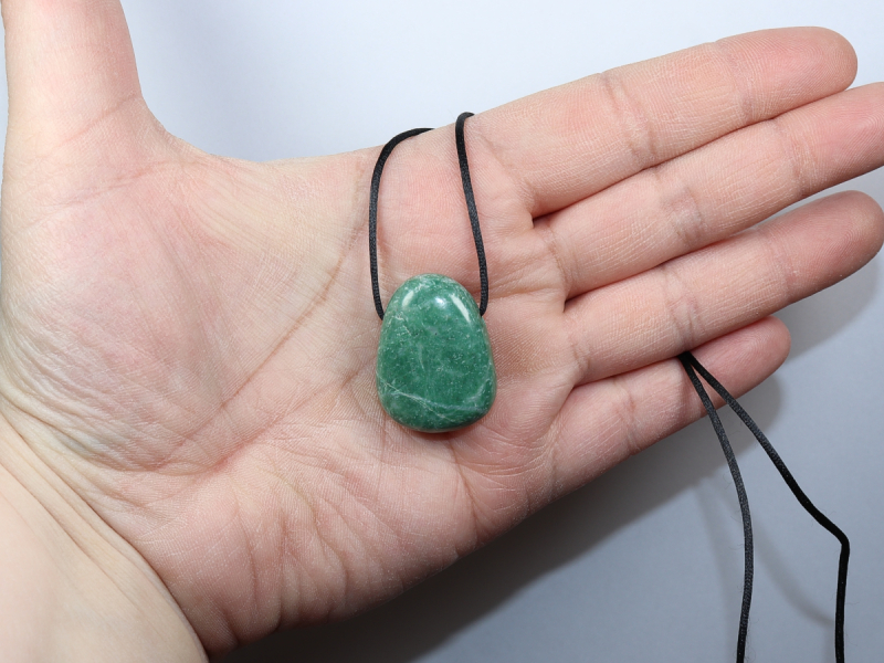 jade with cord or silver 925