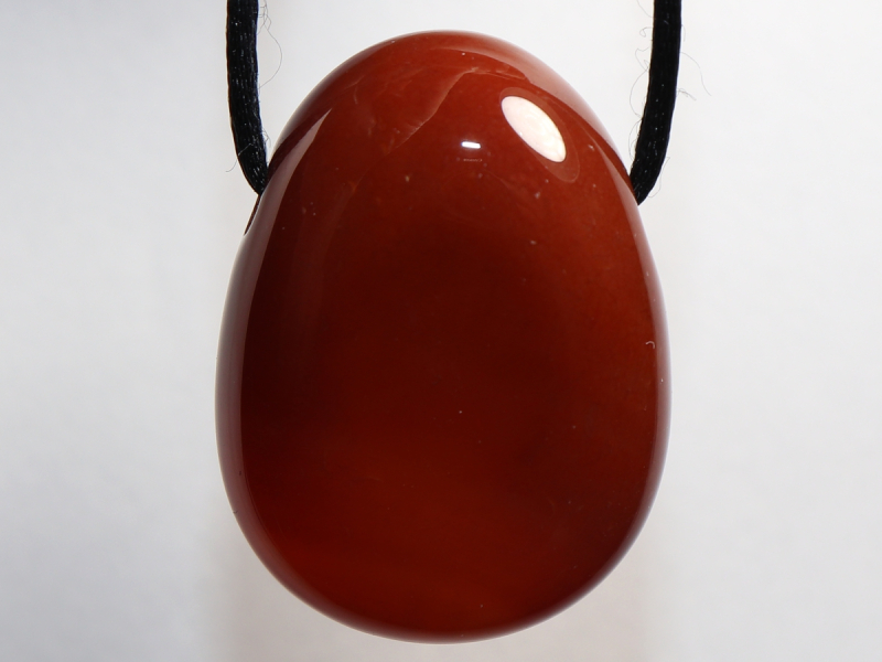 carnelian with cord or silver 925