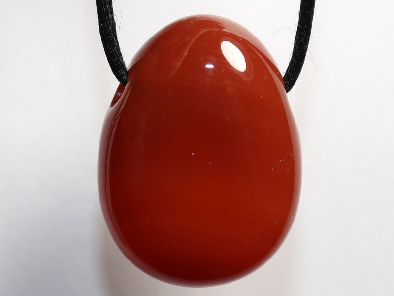 carnelian with cord or silver 925