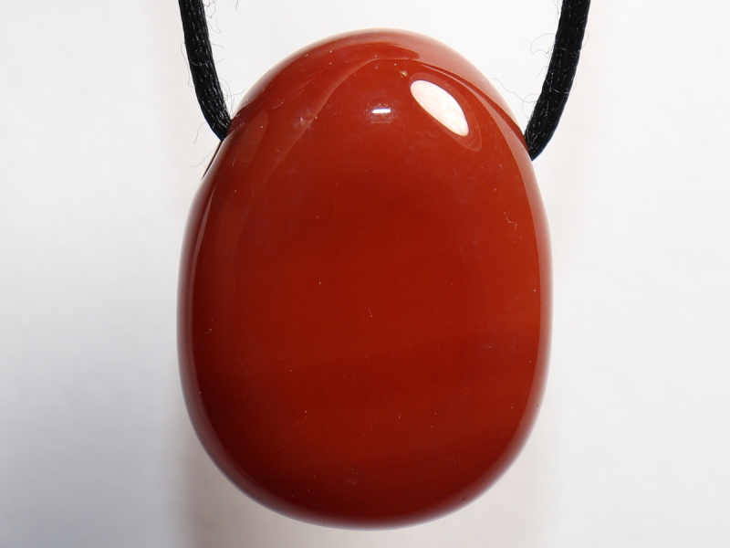 carnelian with cord or silver 925