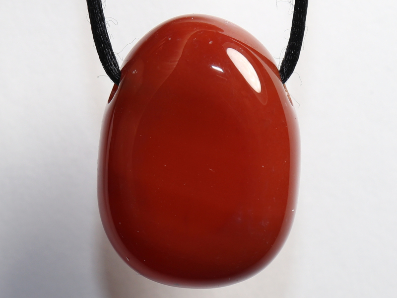 carnelian with cord or silver 925