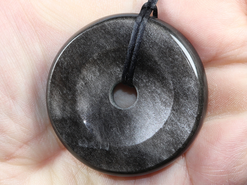 Silberobsidian mit Band