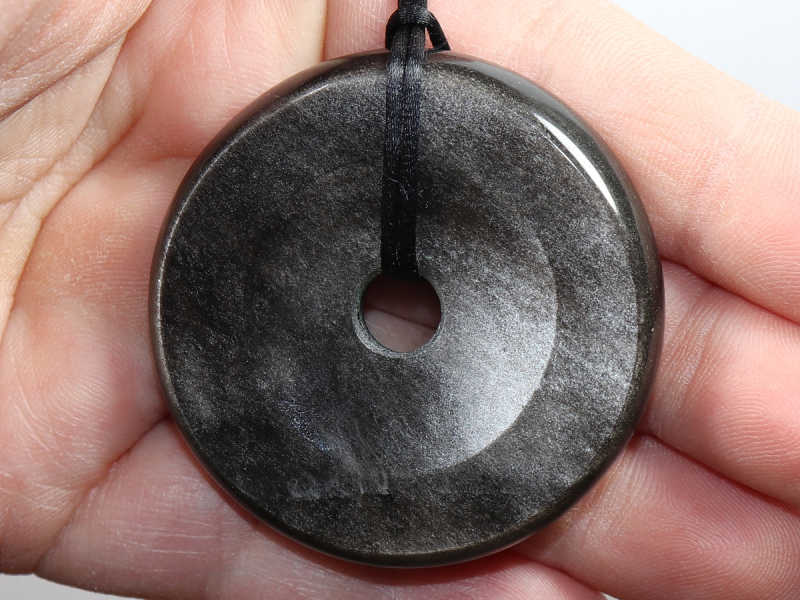 Silberobsidian mit Band