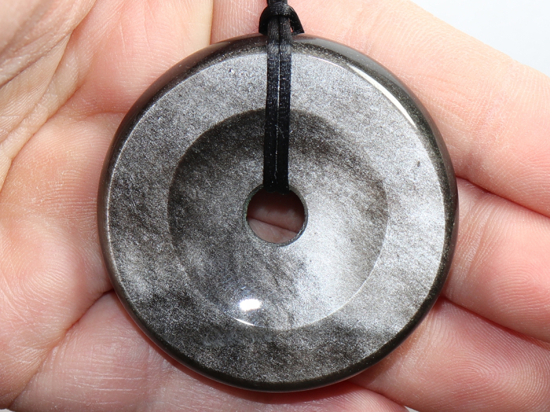 Silberobsidian mit Band