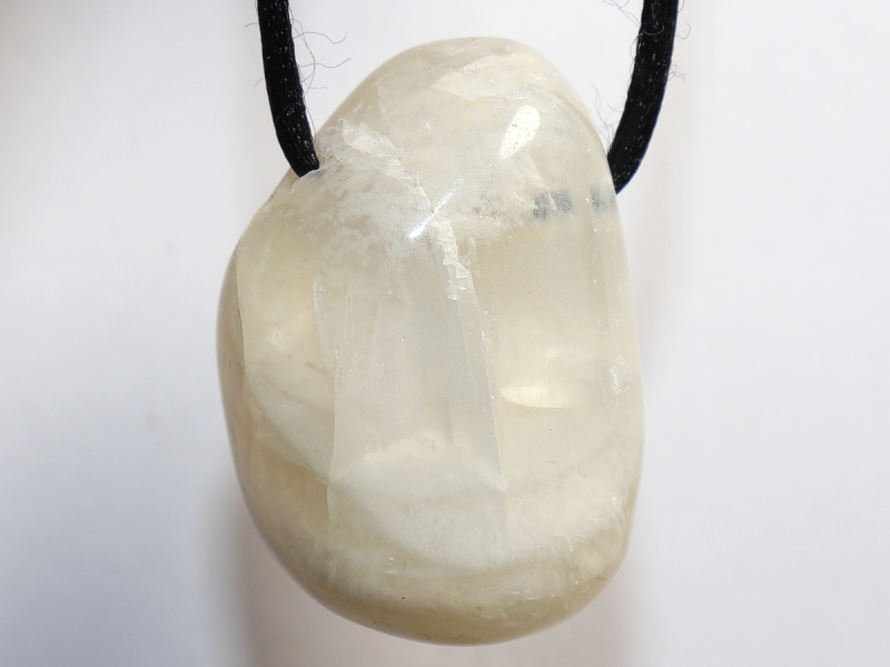 moonstone with cord or silver 925
