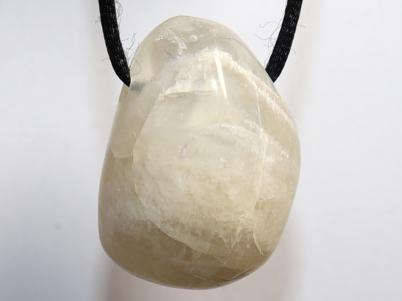 moonstone with cord or silver 925