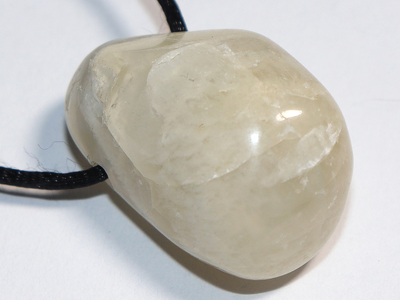 moonstone with cord or silver 925