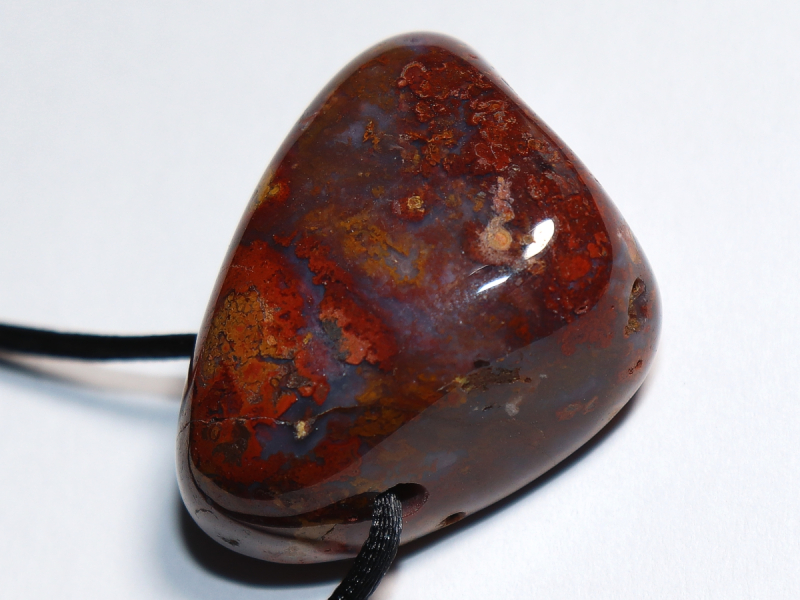 Jaspis-Chalcedon mit Band oder Silber 925