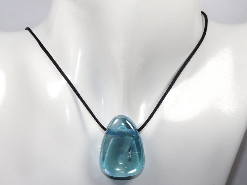 Aqua Aura mit Band oder Silber 925
