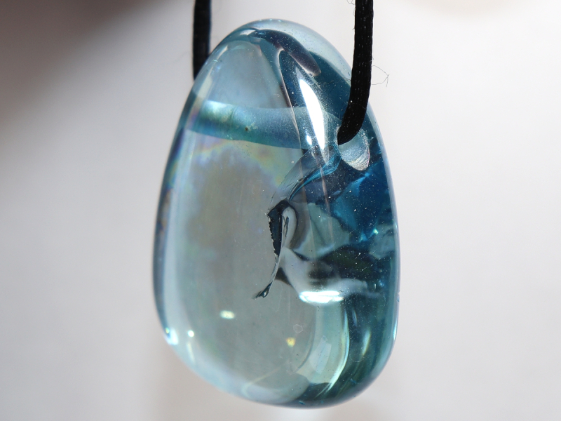 Aqua Aura mit Band oder Silber 925
