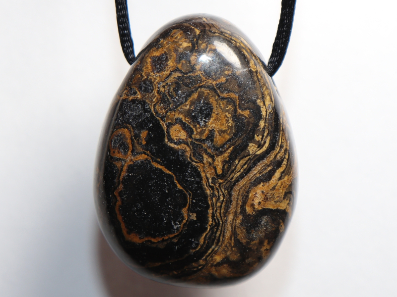 Stromatolith mit Band oder Silber 925