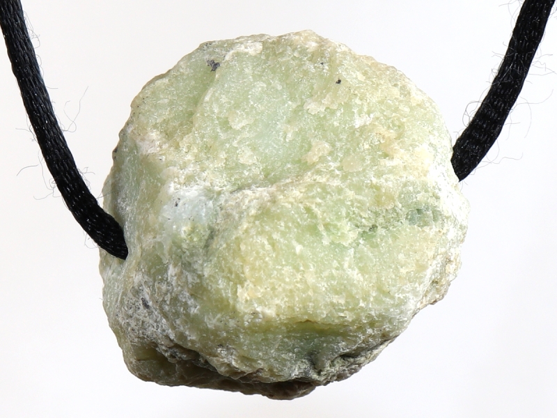 chrysoprase with cord or silver 925