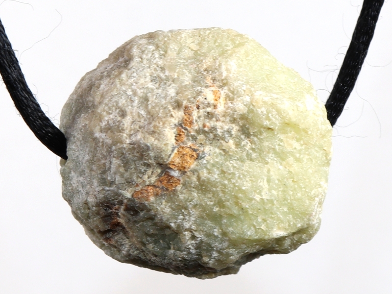 chrysoprase with cord or silver 925