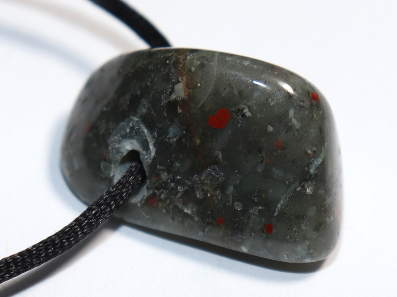 vulcan jasper with cord or silver 925