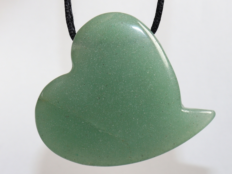 aventurine with cord or silver 925