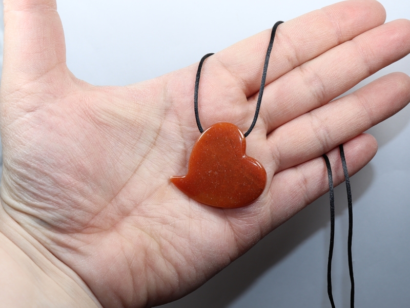 aventurine with cord or silver 925