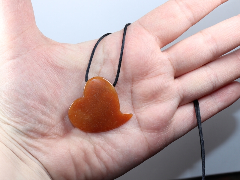 aventurine with cord or silver 925