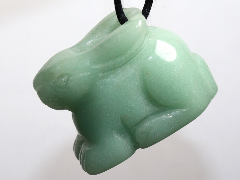 aventurine with cord or silver 925