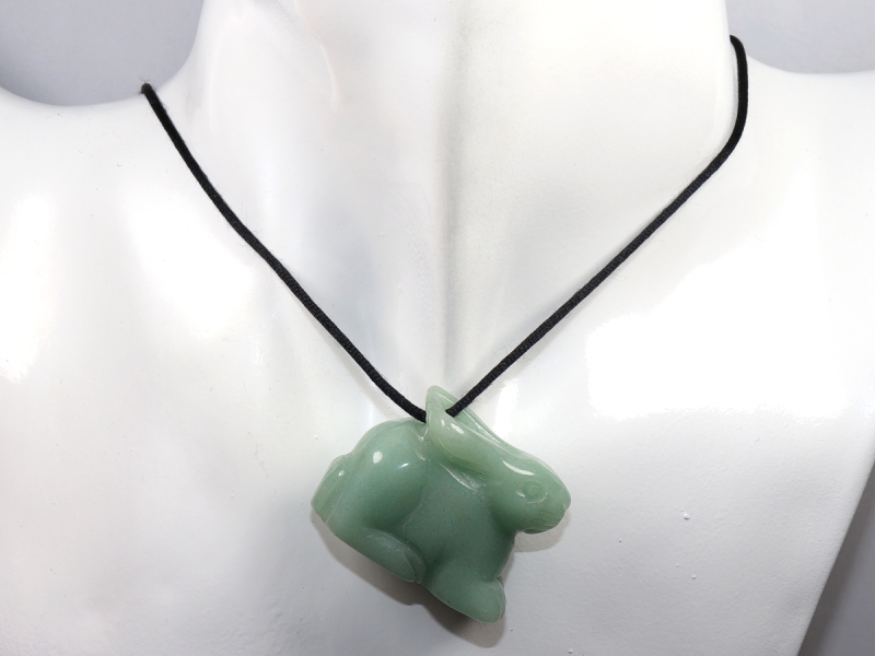 aventurine with cord or silver 925