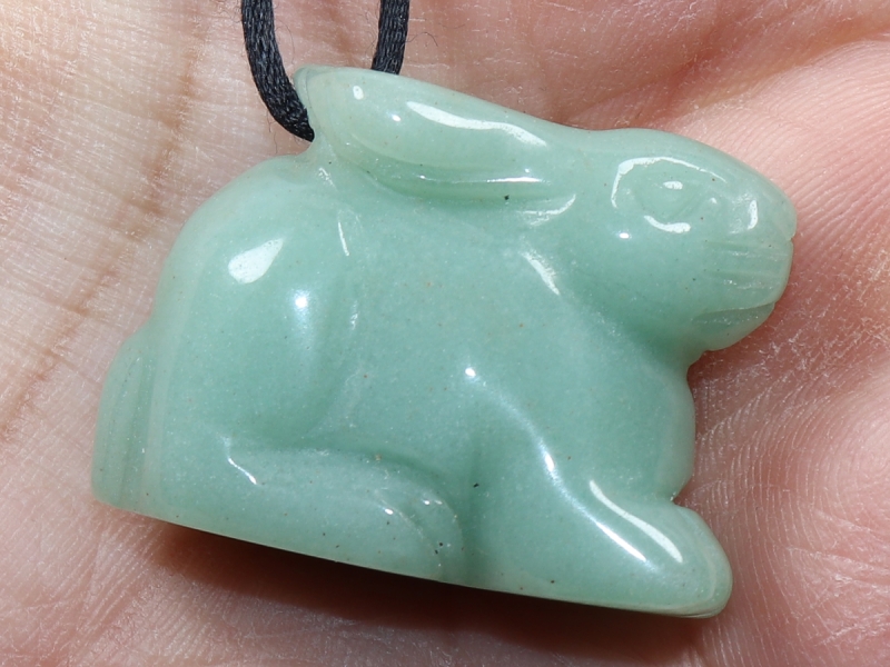 aventurine with cord or silver 925