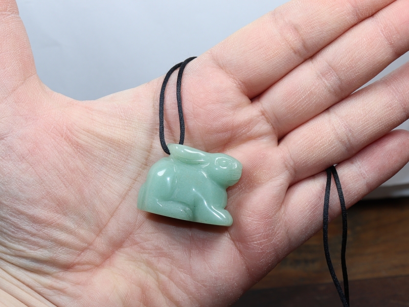 aventurine with cord or silver 925