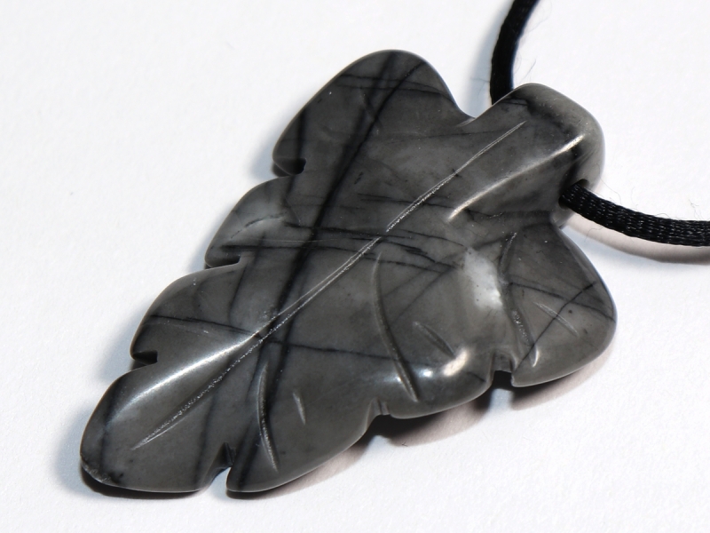 Picasso marble with cord or silver 925