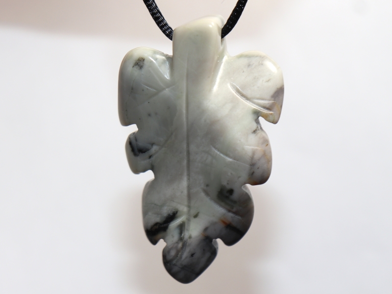 Picasso marble with cord or silver 925