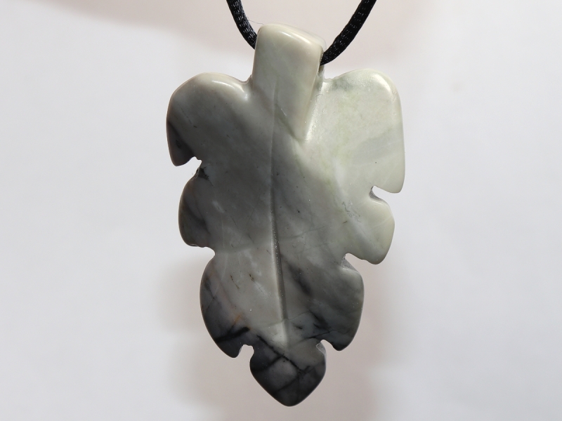 Picasso marble with cord or silver 925