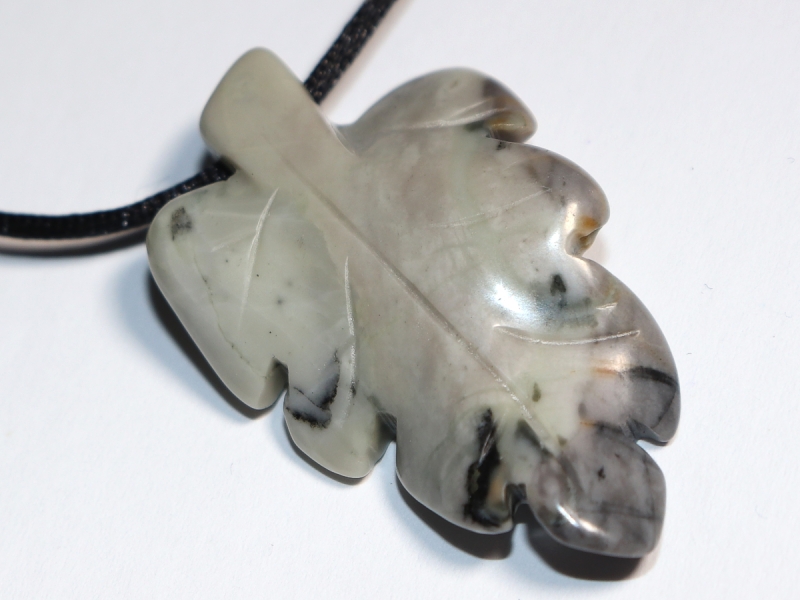 Picasso marble with cord or silver 925