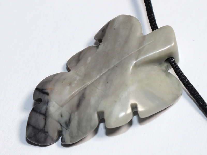 Picasso marble with cord or silver 925