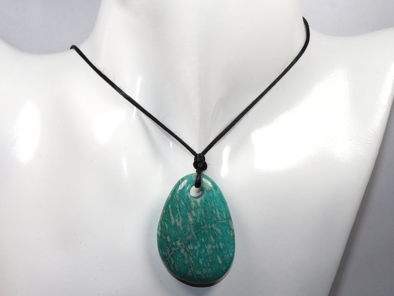 amazonite with cord