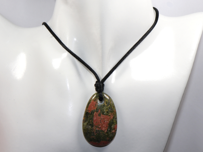 unakite with cord