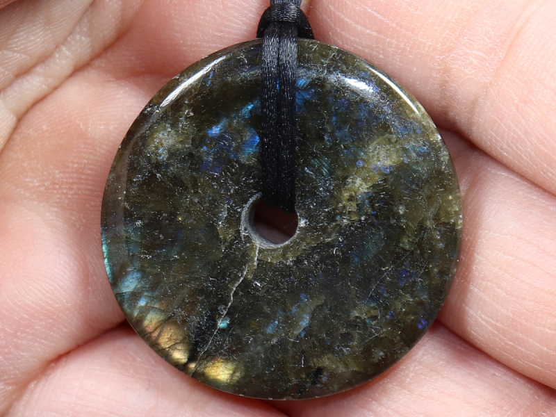 labradorite with cord