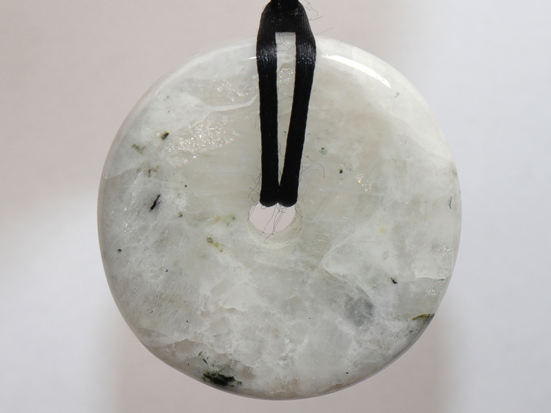 white labradorite with cord