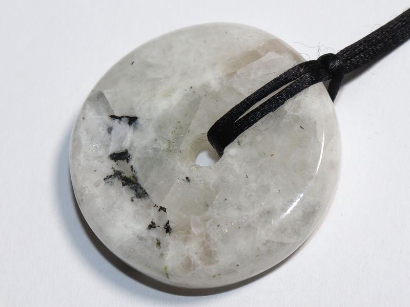 white labradorite with cord